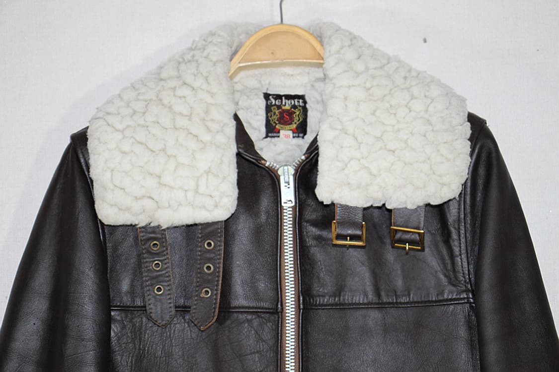 Schott 쇼트항공무스탕 (우리95) 상품이미지3