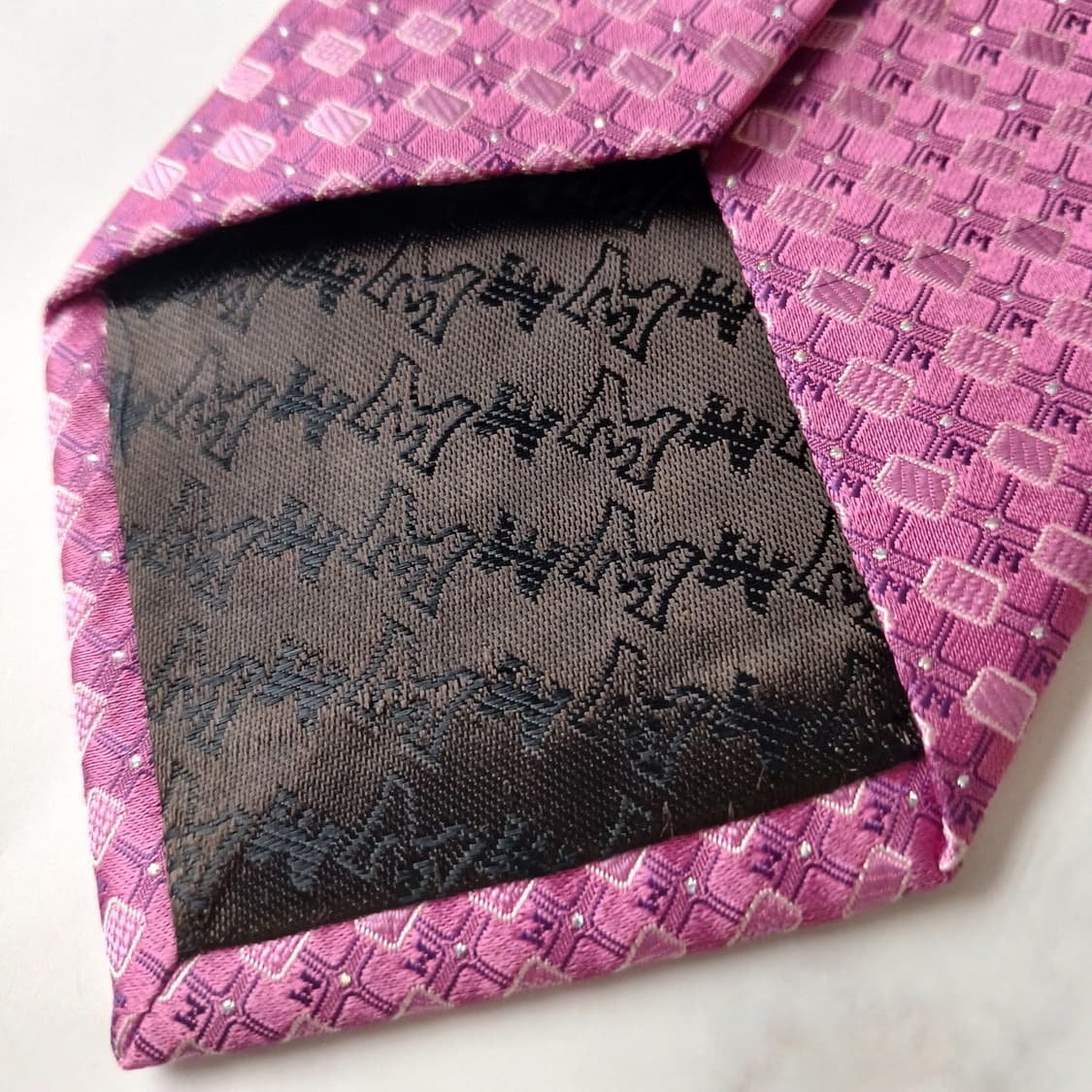 메트로시티 실크 퍼플 패턴 넥타이 8.7cm A+등급 A19263
 상품이미지7