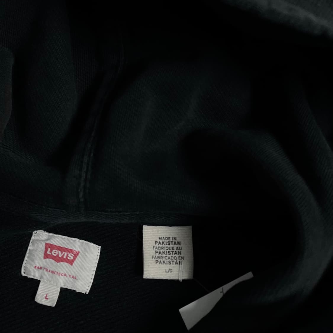 리바이스 밀리터리 로고 블랙 후드 티셔츠y 4236 상품이미지5