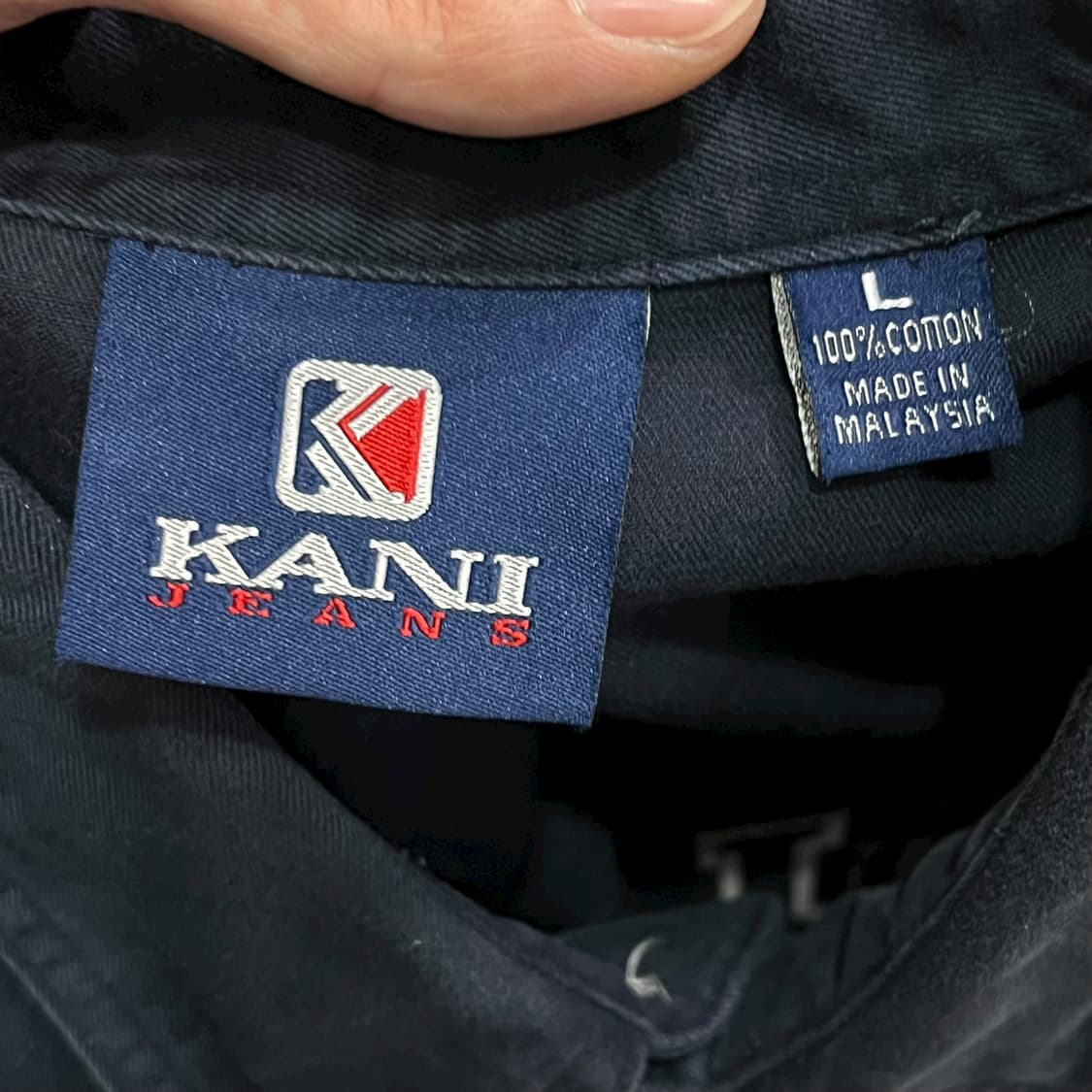  칼카니 자수로고 워크 셔츠 y14109 상품이미지7