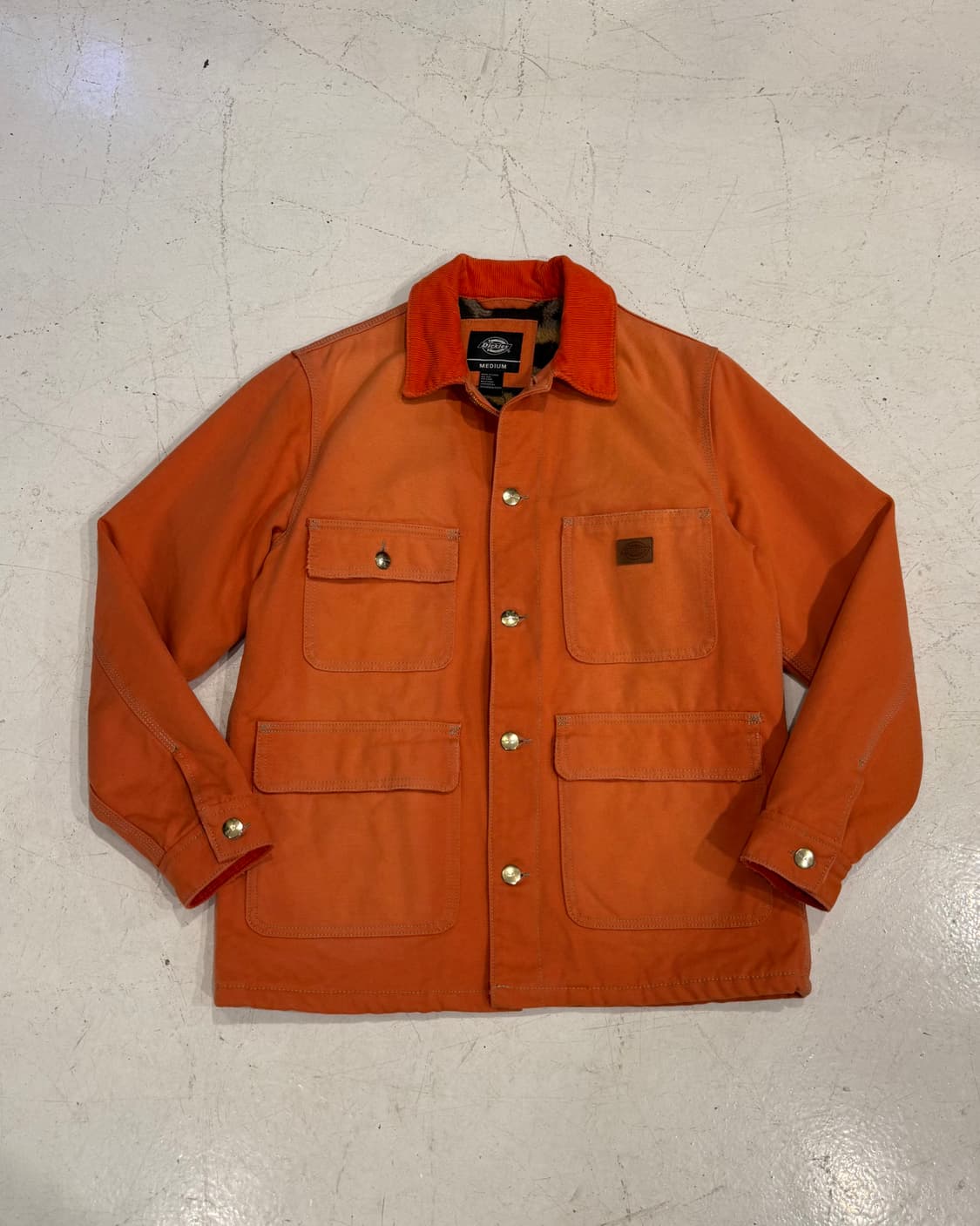 디키즈 오렌지 덕 캔버스 워크 자켓 상품이미지1