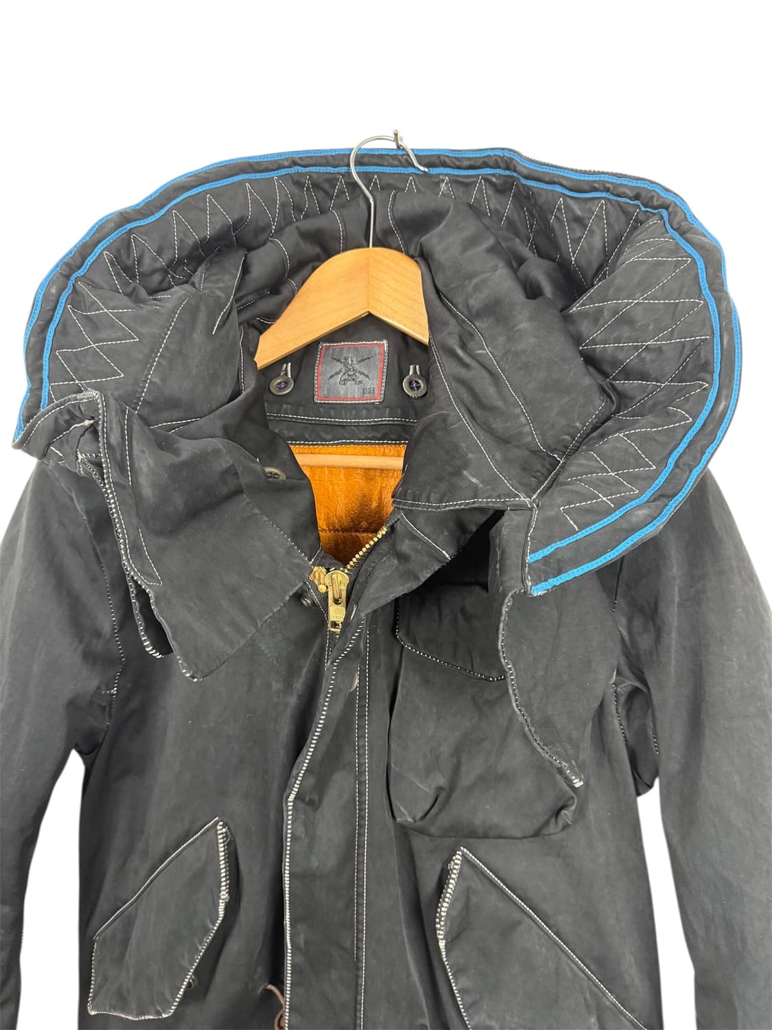 그런지 존 오케스트라 pvc 레인 야상자켓 46 상품이미지2