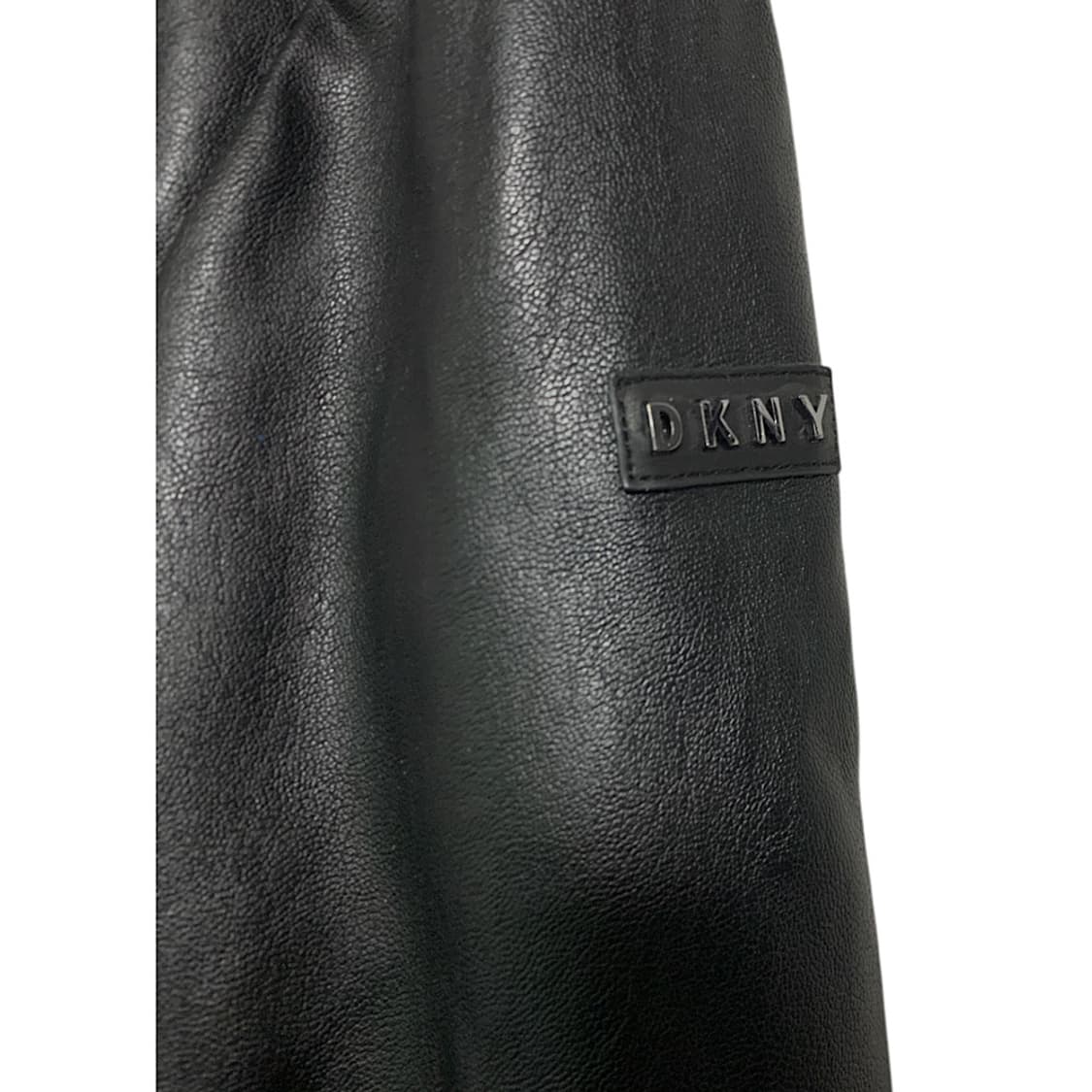 DKNY 페이크 레더 봄버 자켓 M 상품이미지4