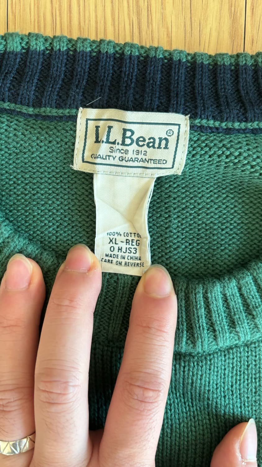 00s L.L.Bean Cotton Knit 상품이미지3