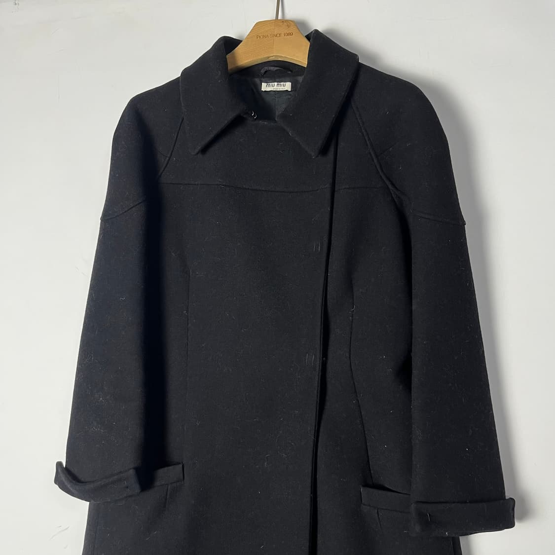 [Miu Miu] 00s 미우미우 더블브레스트 버진울 코트 상품이미지3