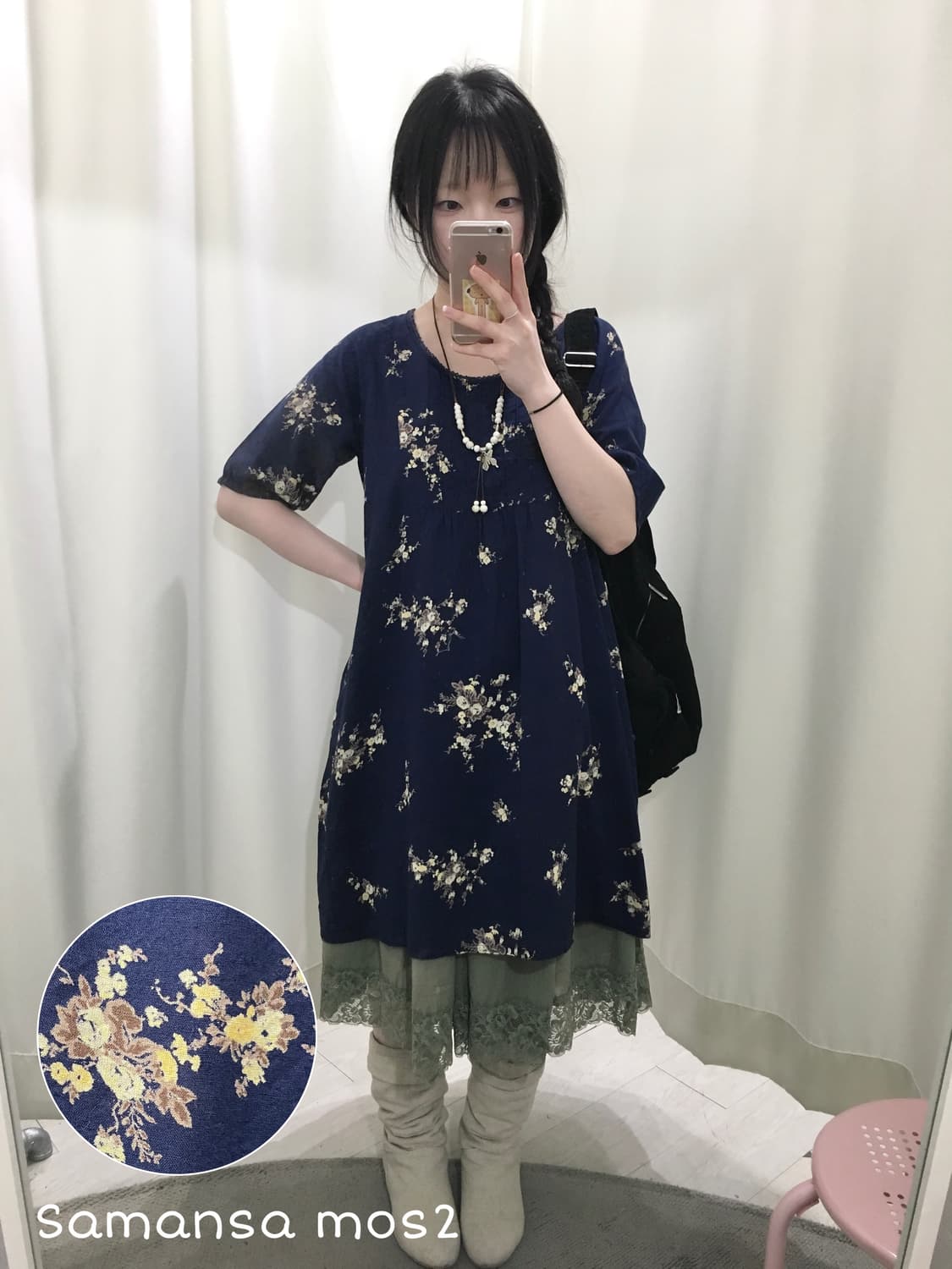 Samansa mos2 flower onepiece 상품이미지1