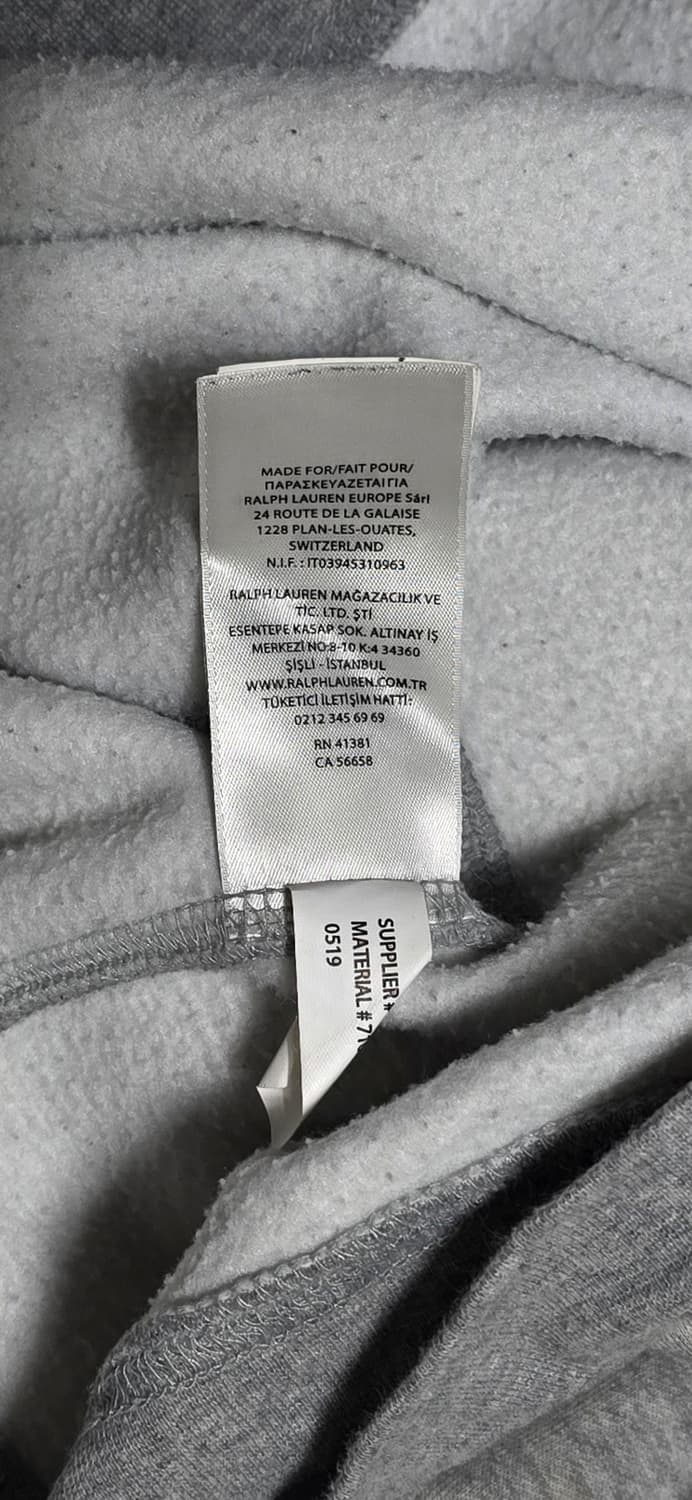 폴로 랄프로렌 그레이 맨투맨 L 상품이미지4