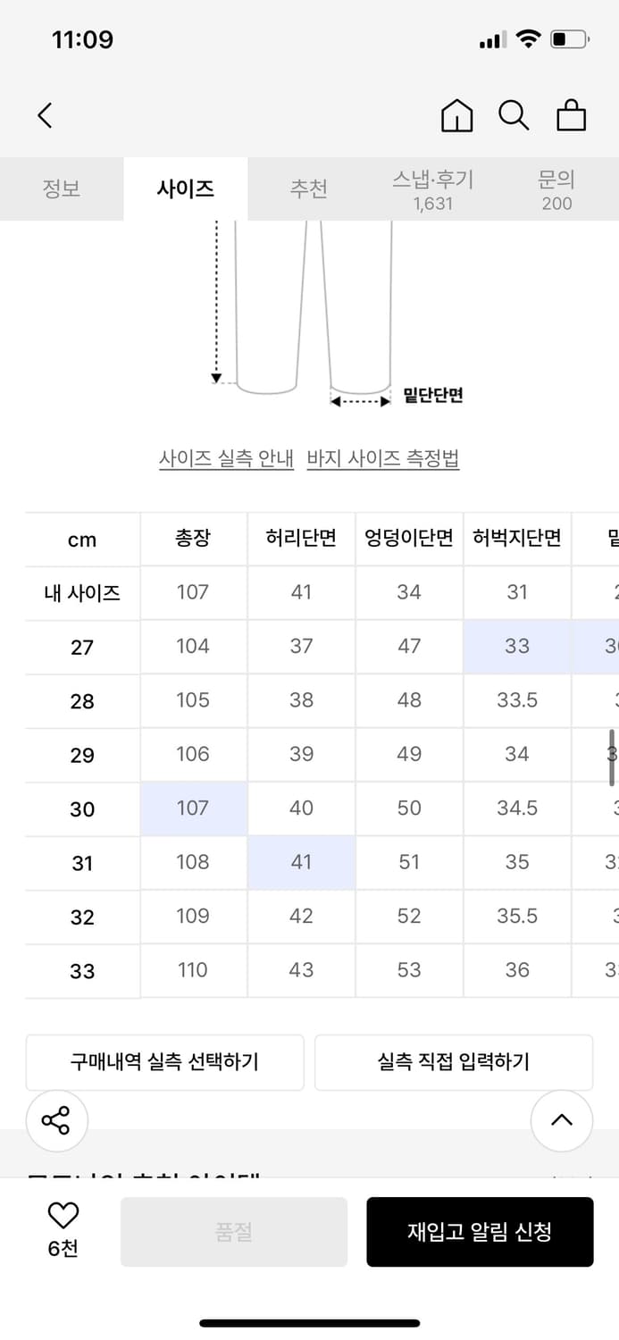 모드나인 Essential Blue - MOD7ww 팝니다(31사이즈) 상품이미지9