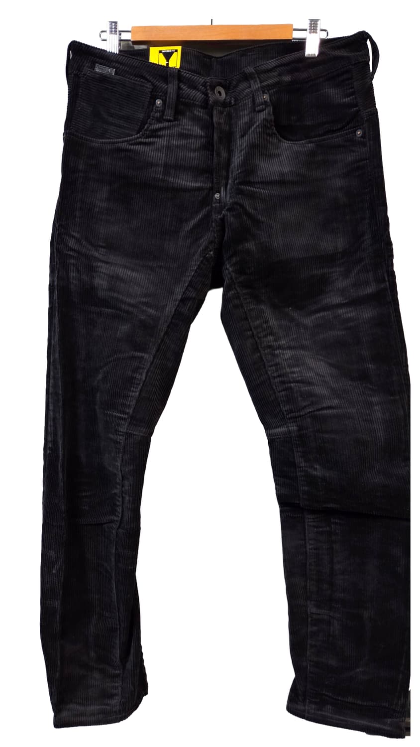 G-STAR 블랙 코듀로이 바지(W33/L32) 상품이미지1