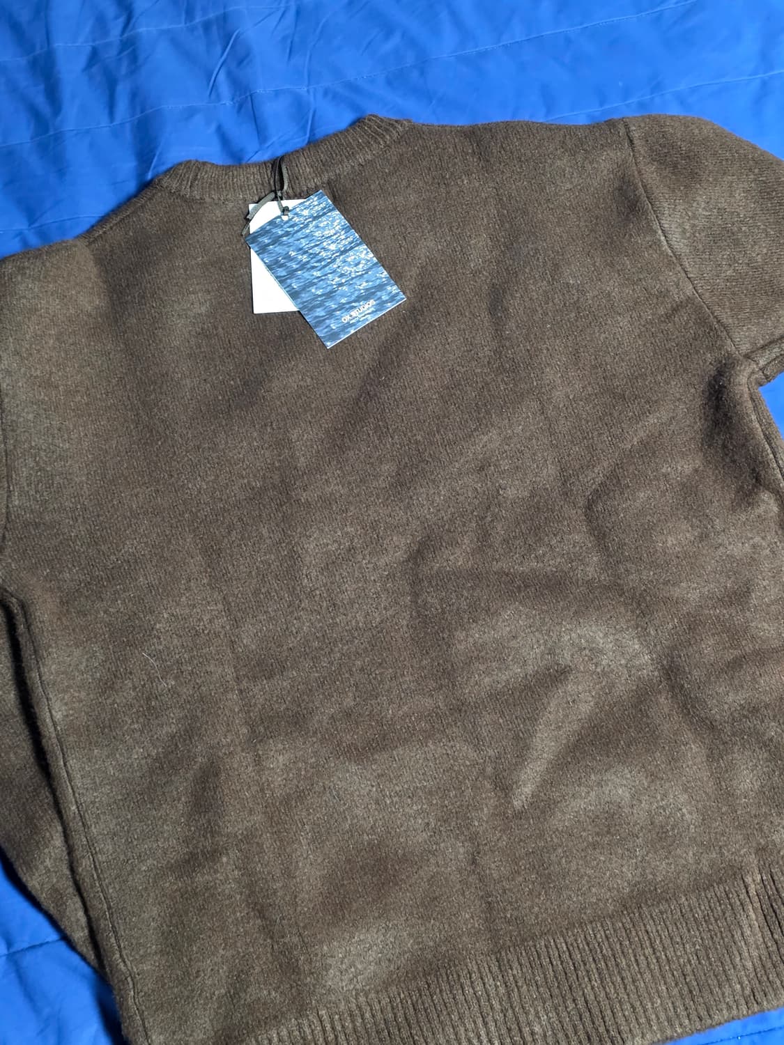 OX Studios (오엑스 스튜디오) - 코지 니트 브라운 48사이즈 상품이미지2