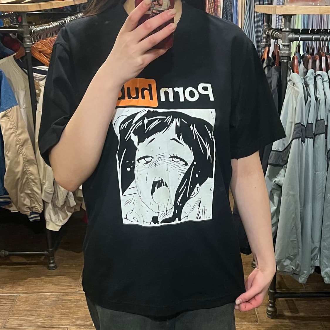 [HI] 빈티지 반팔 블랙 상품이미지2