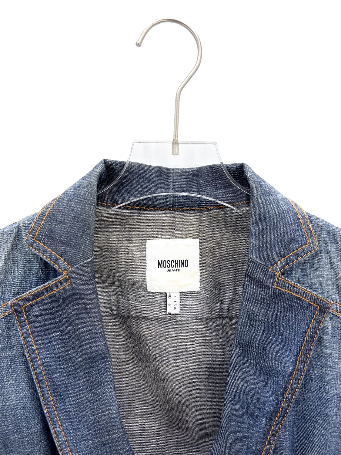 모스키노 플라워 아플리케 데님자켓 상품이미지5