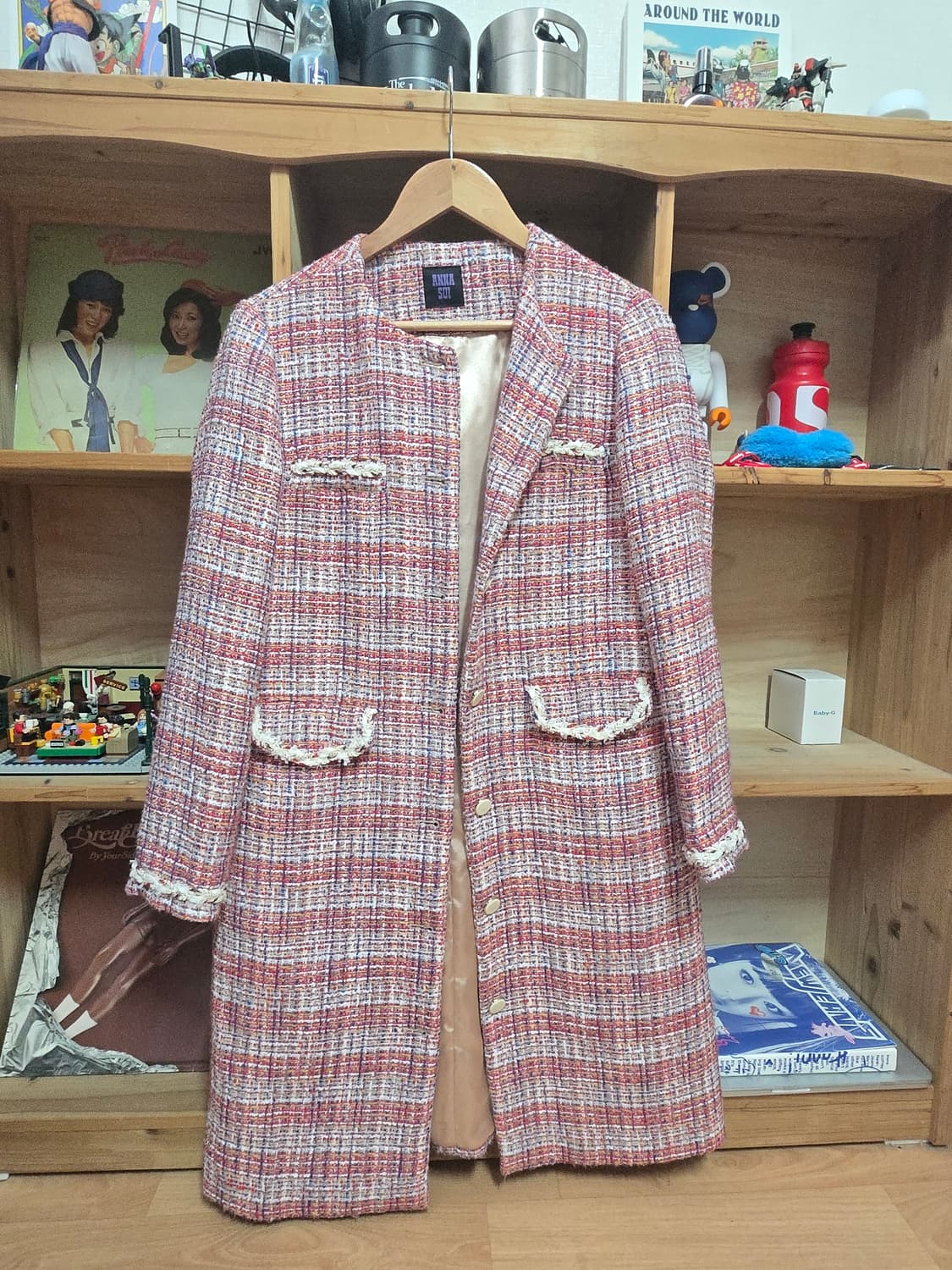 안나수이 트위드 코트 55 사이즈  상품이미지1