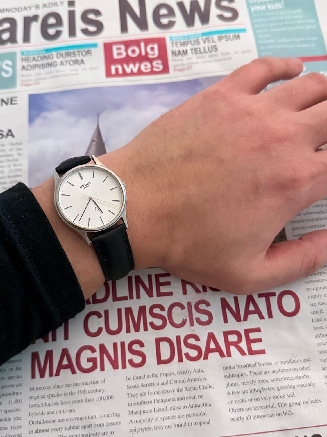 세이코 Seiko 쿼츠 래더 상품이미지4