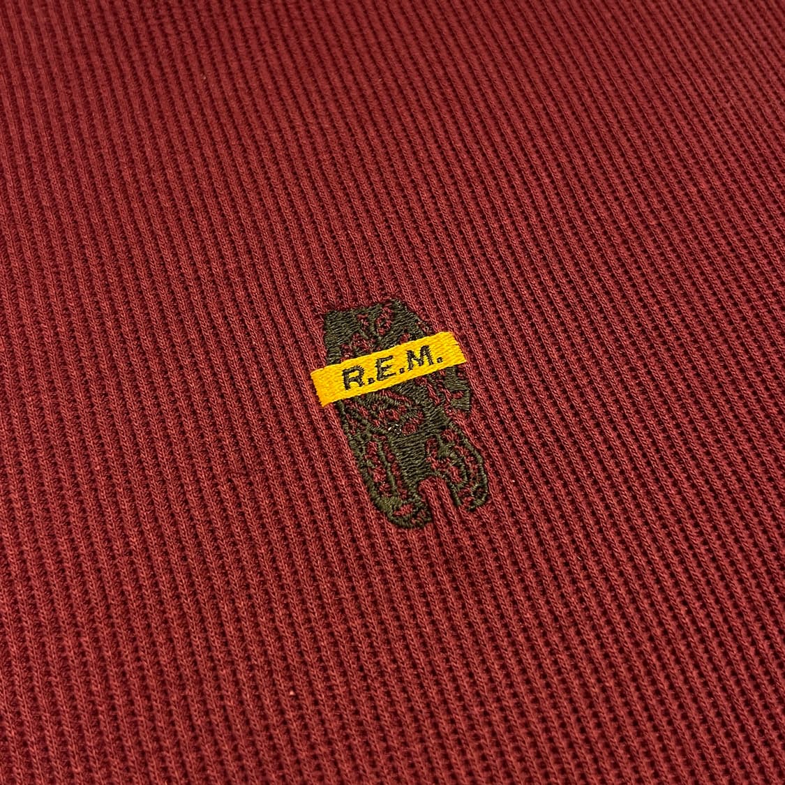 빈티지 90s R.E.M. Monster 와플 롱슬리브 티셔츠 상품이미지4