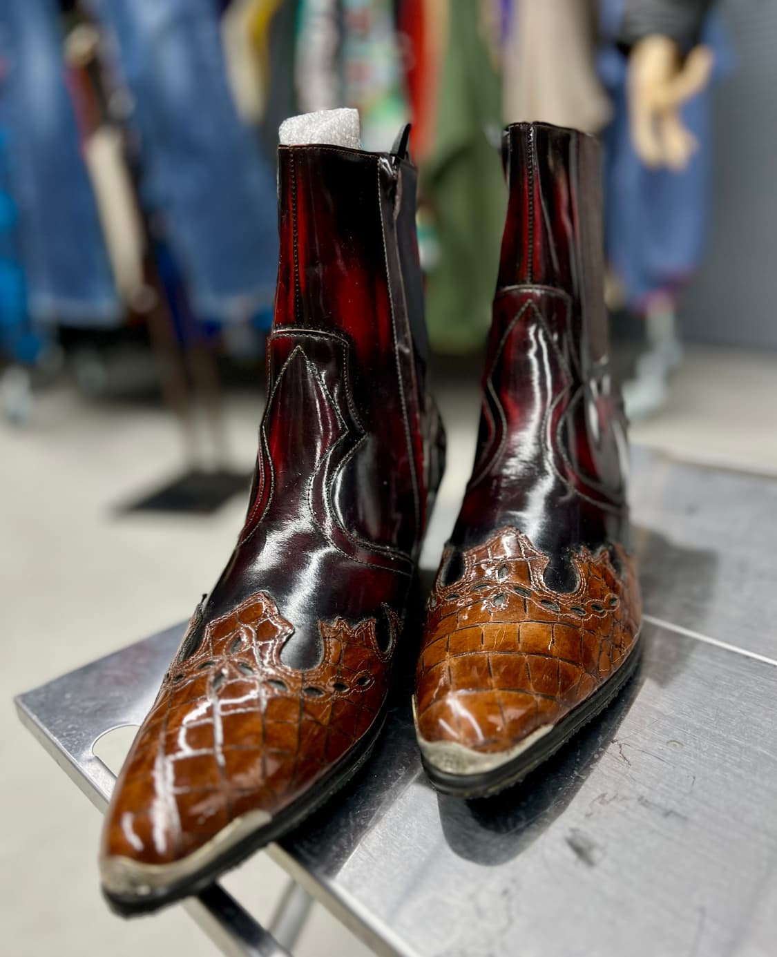 뱀피자주와인 265  웨스턴 부츠 상품이미지6