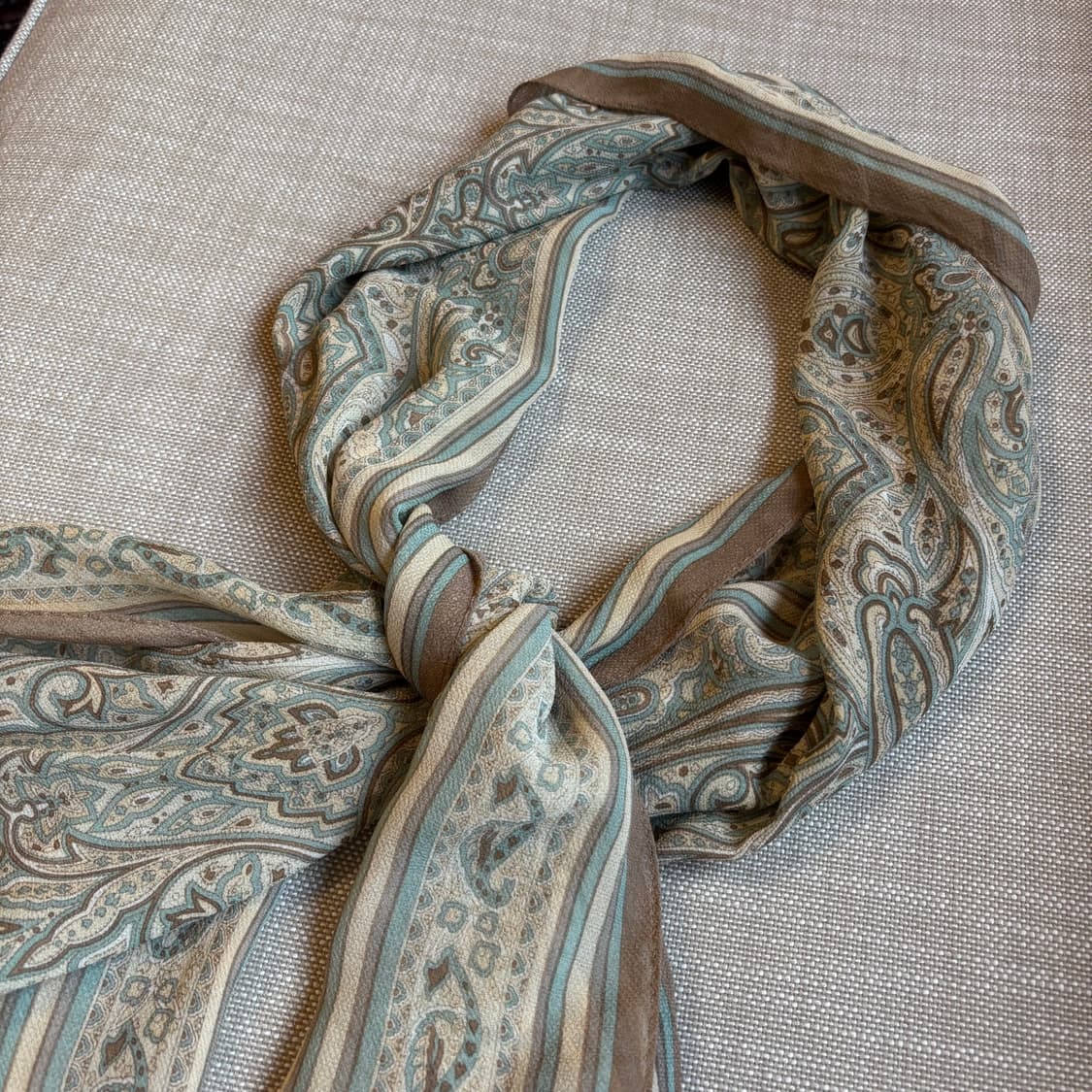 에트로(ETRO) 페이즐리 패턴 실크 스카프 상품이미지2