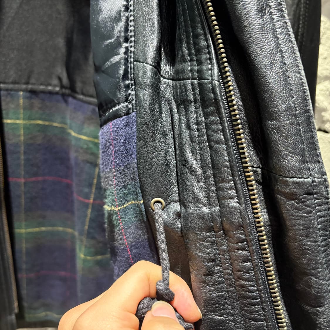 이테리 100%양가죽 빈티지 레더자켓 상품이미지5