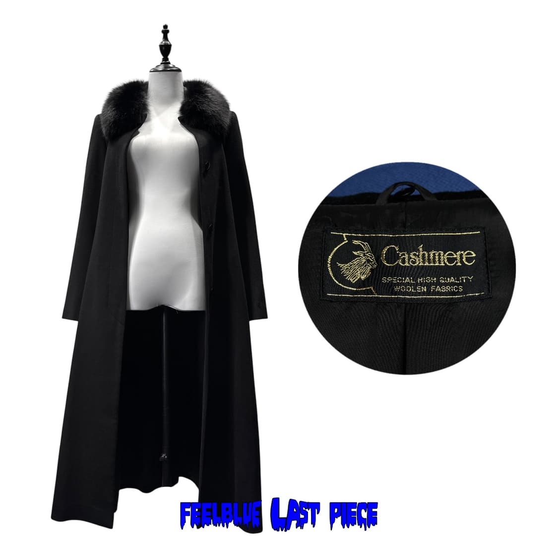 cashmere gothic long Coat 상품이미지10