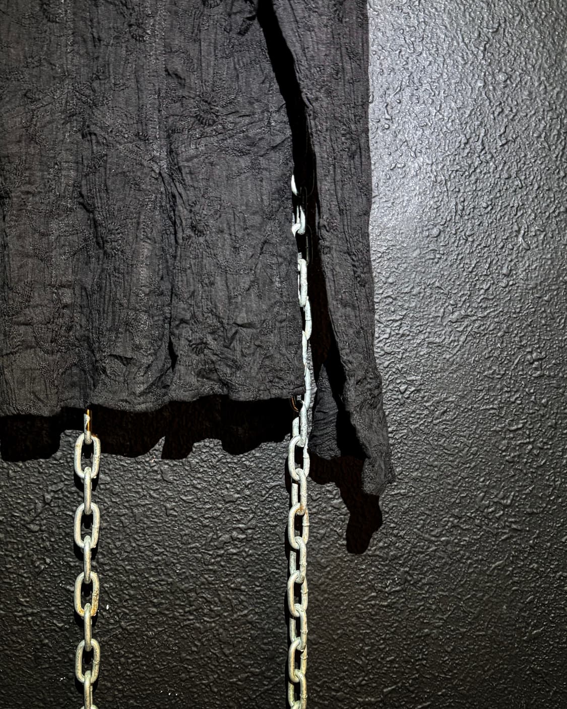 Black Lace-edged Shirt Jacket 상품이미지8