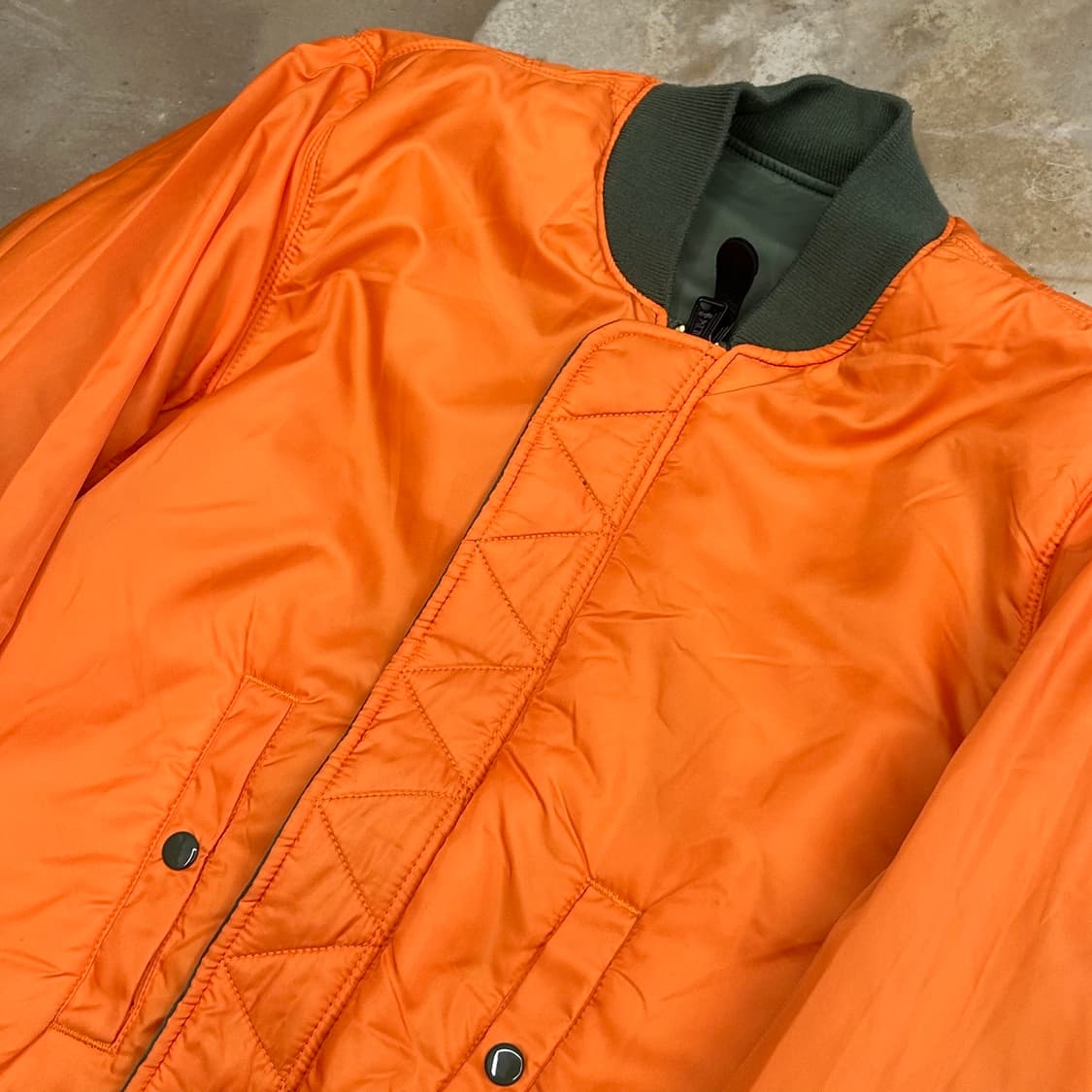 🫶🏻 알파인더스트리 리버시블 빈티지 MA-1 항공 자켓 🫶🏻 상품이미지5