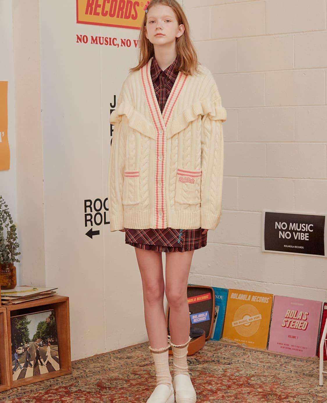 로라로라 프릴 가디건 상품이미지2