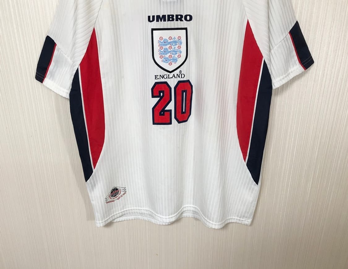 엄브로 97-99 잉글랜드축구국대 홈유니폼/져지 XL #20 마이클 오언 상품이미지3