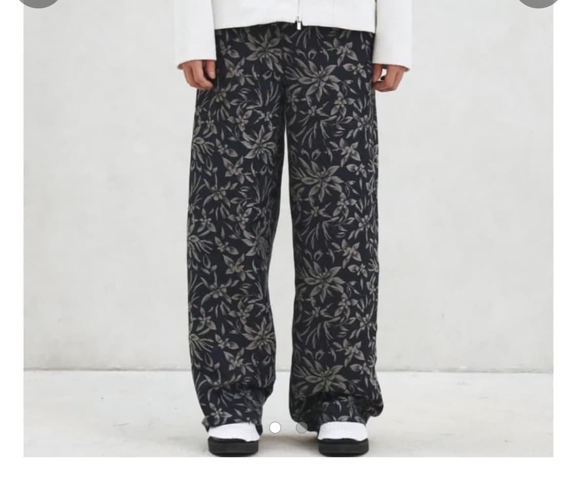 Eyc 음양 꽃무늬 바지 상품이미지1