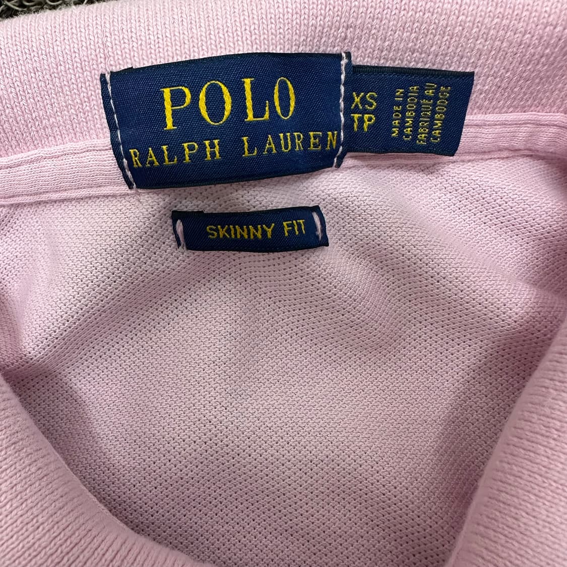 POLO 폴로 랄프로렌 빅포니 카라티 여성 반팔티셔츠 핑크 XS 상품이미지3