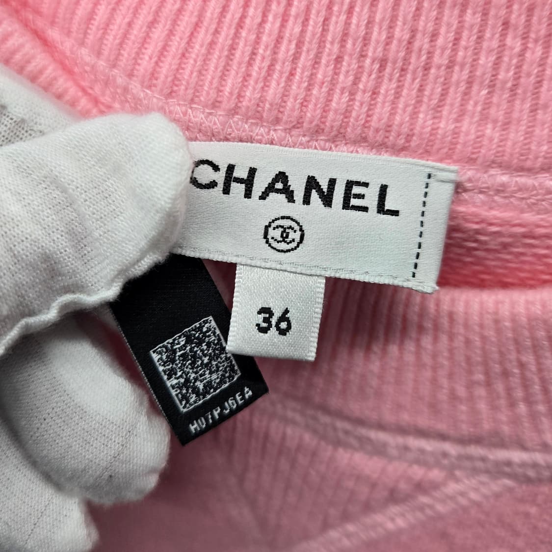 샤넬 크루즈 CC로고 그라데이션 니트 맨투맨 36 상품이미지5