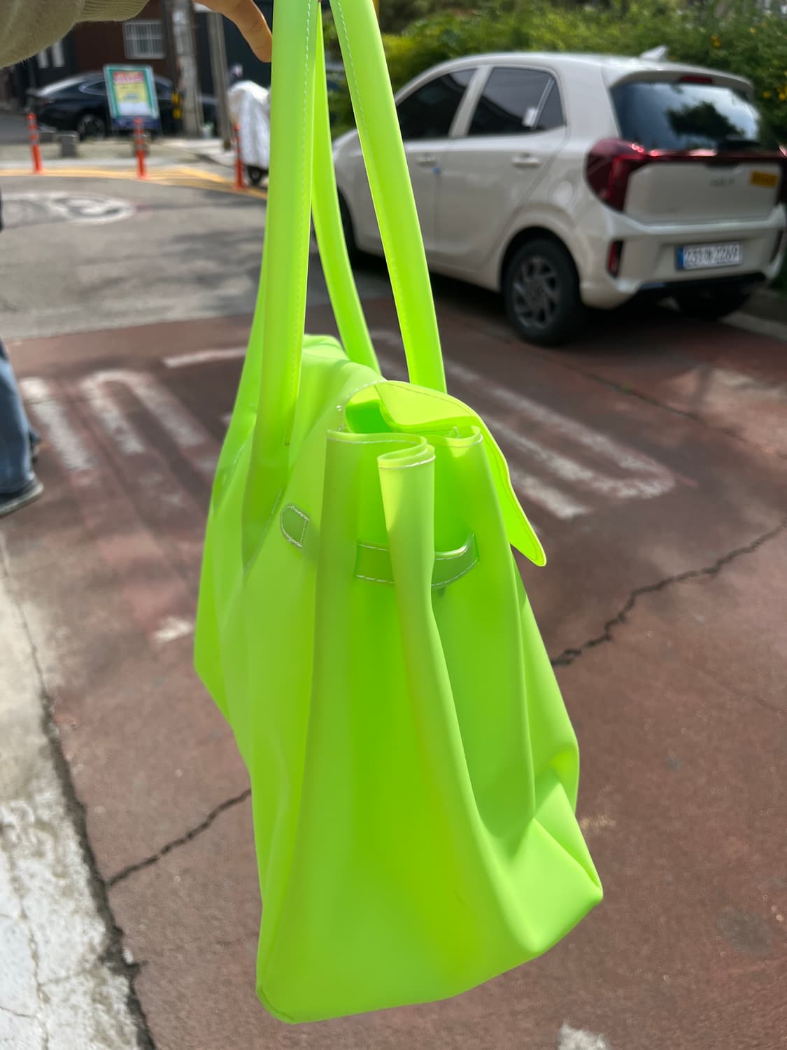 쨍한연두 젤리버킨 🍏 상품이미지5