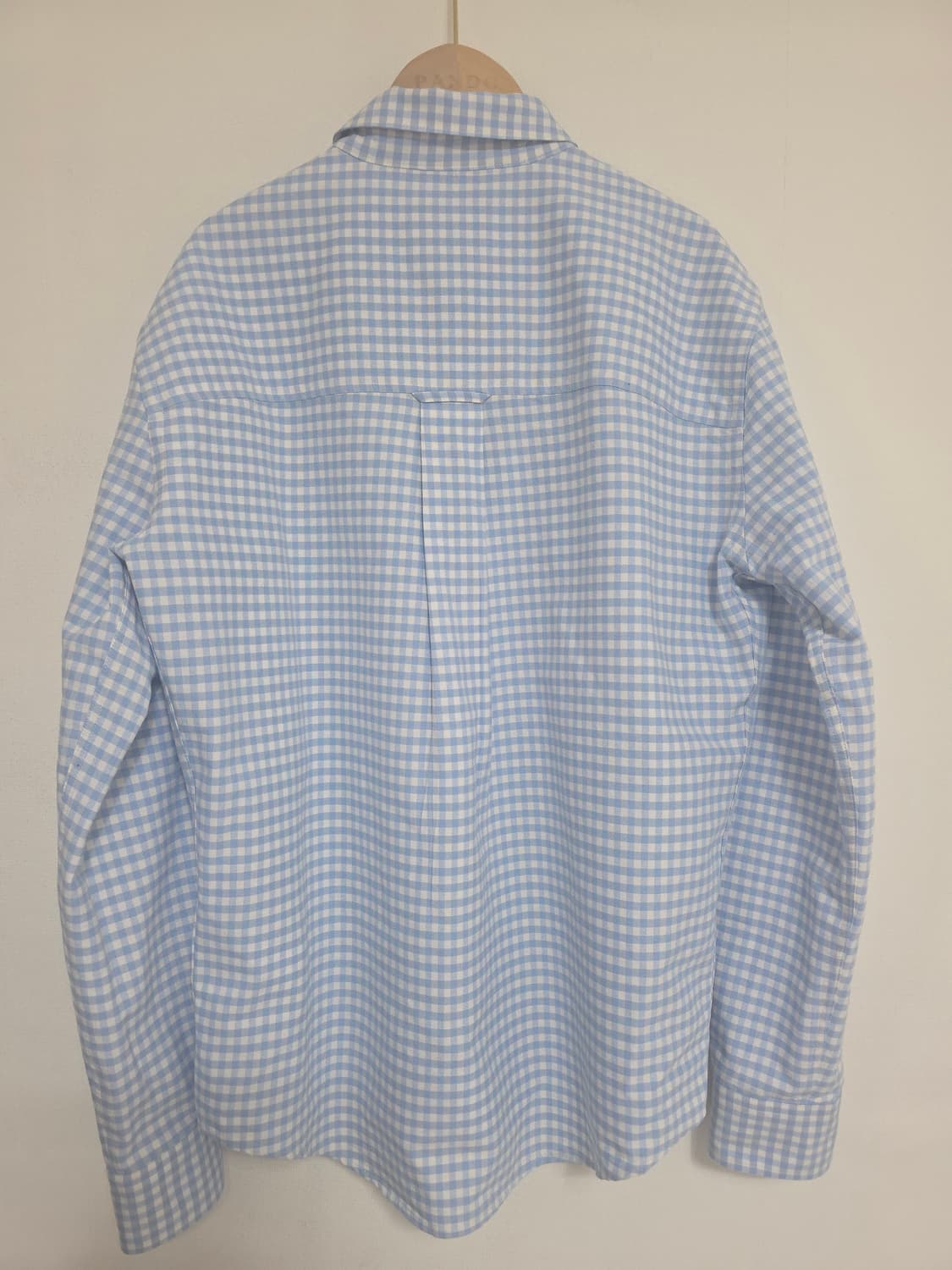 AMI 아미 깅엄 체크 셔츠 40 100~105 상품이미지4