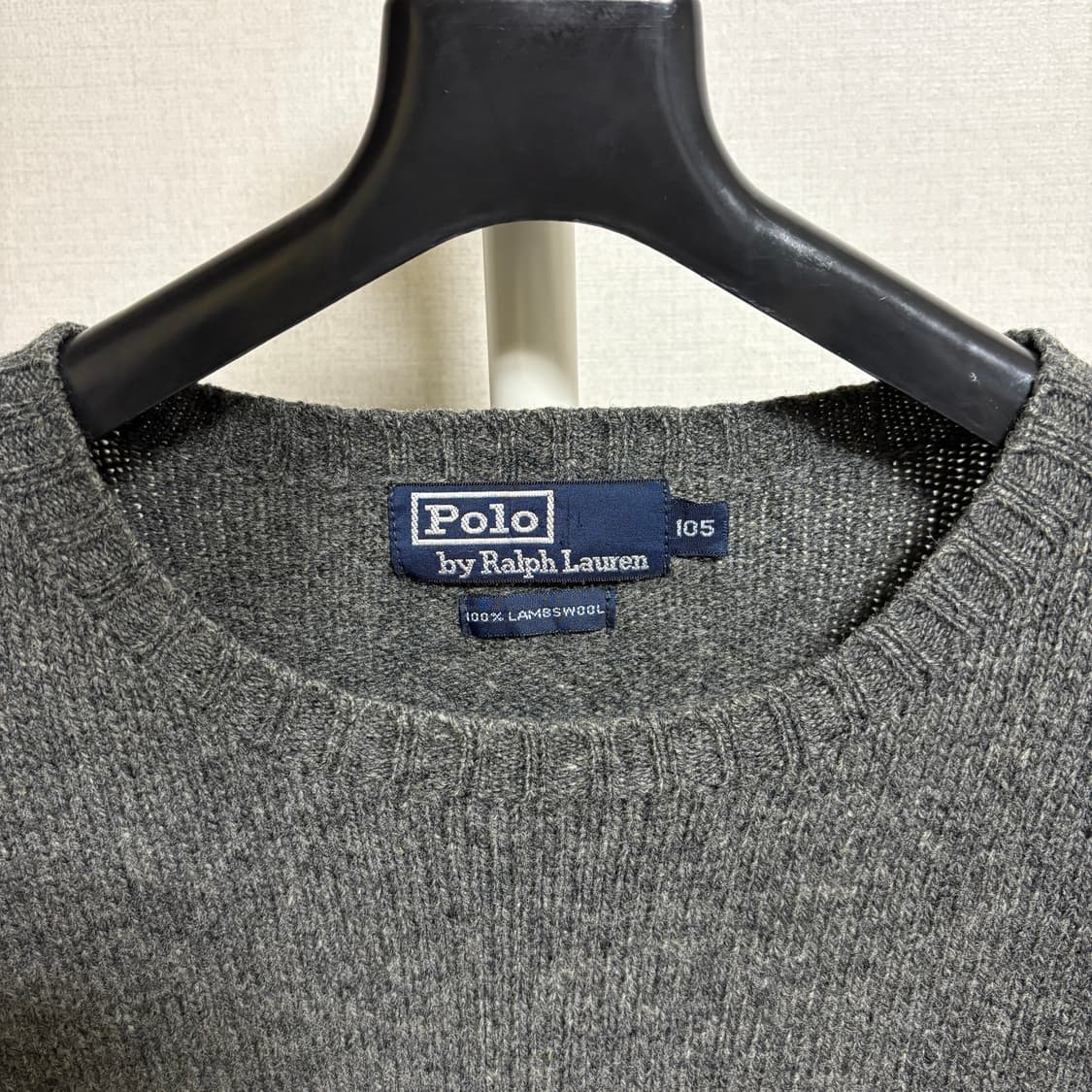 폴로 랄프로렌 램스울 니트 / 딥그레이, 105 상품이미지4