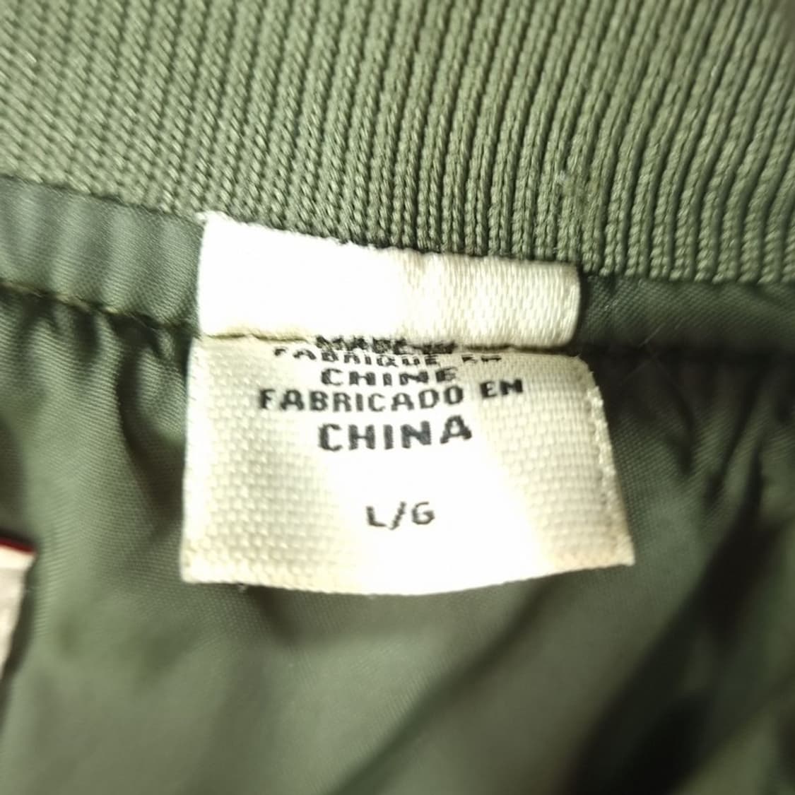 [리바이스] 퀄팅 퀼팅 블루종 봄버 자켓 카키 M19573 상품이미지6