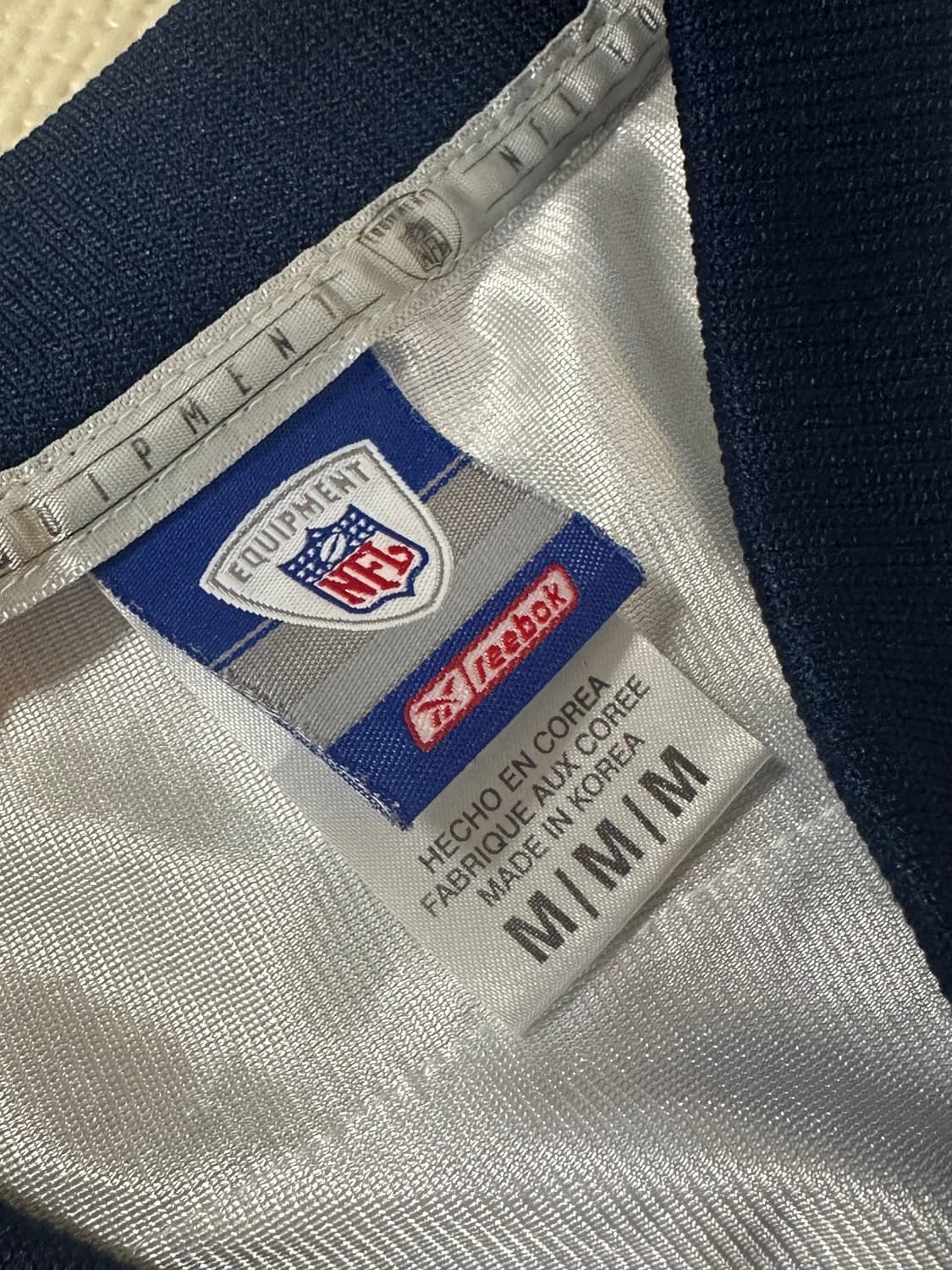 M) 리복 NFL 럭비 메쉬 져지 블록코어 상품이미지4