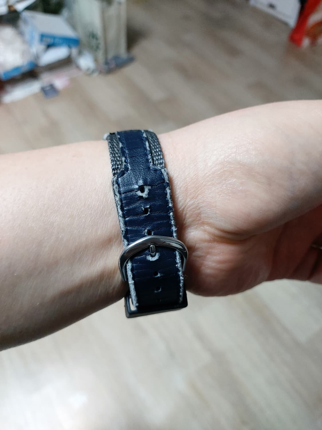 네이비 색상의 카시오 전자시계 상품이미지5