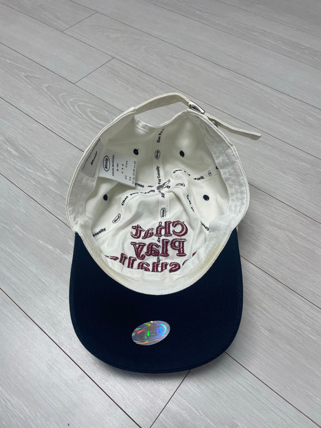 CPC BALLCAP (WHITE / NAVY) 상품이미지3