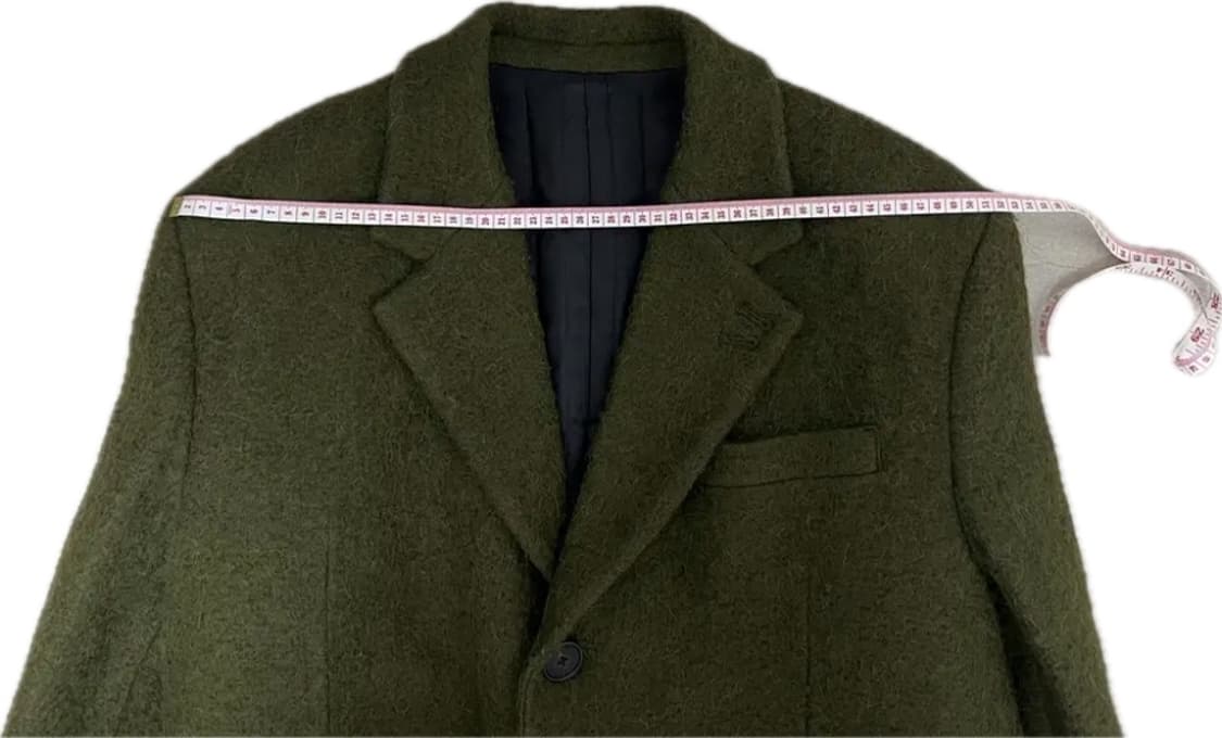 [M] STU 21F/W 그린 싱글 코트 stu office 상품이미지8