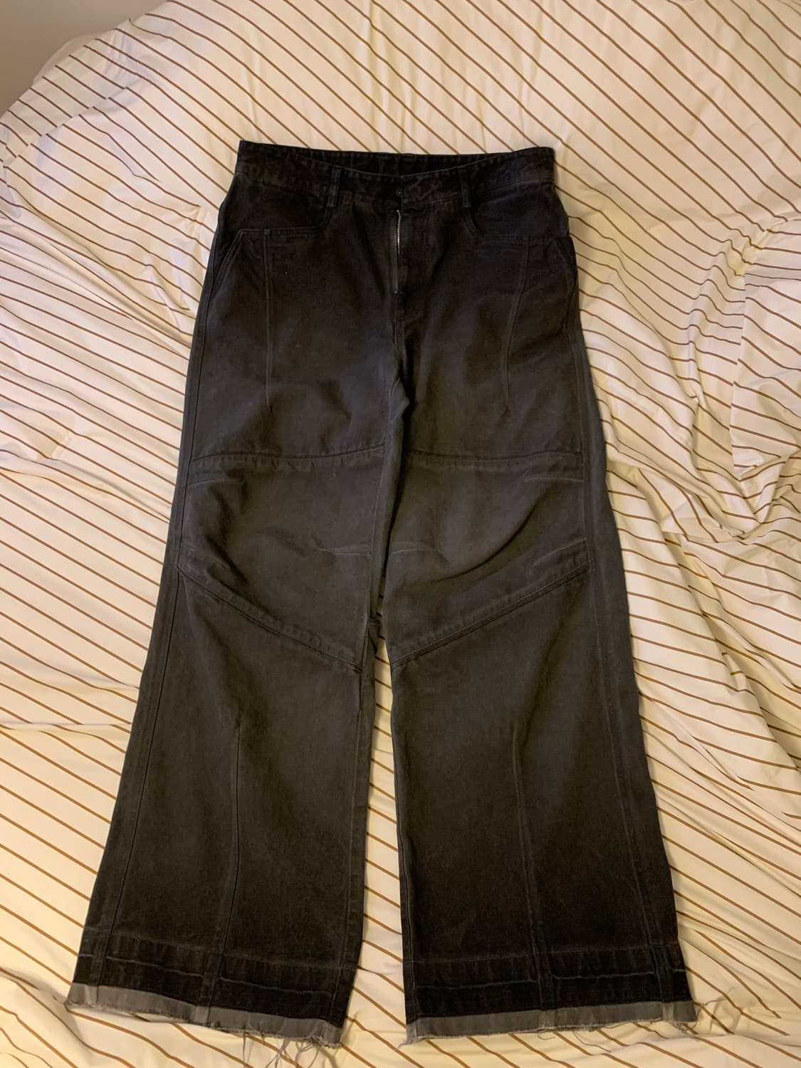 [XL] 엑슬림 ep.8 01 트라우저 워시드블랙 상품이미지2