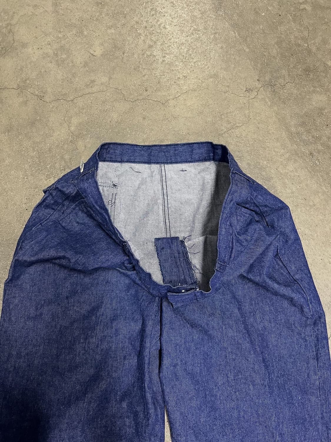 (DEADSTOCK)(36인치)OLD FRENCH 데님 프렌치워크팬츠 상품이미지3