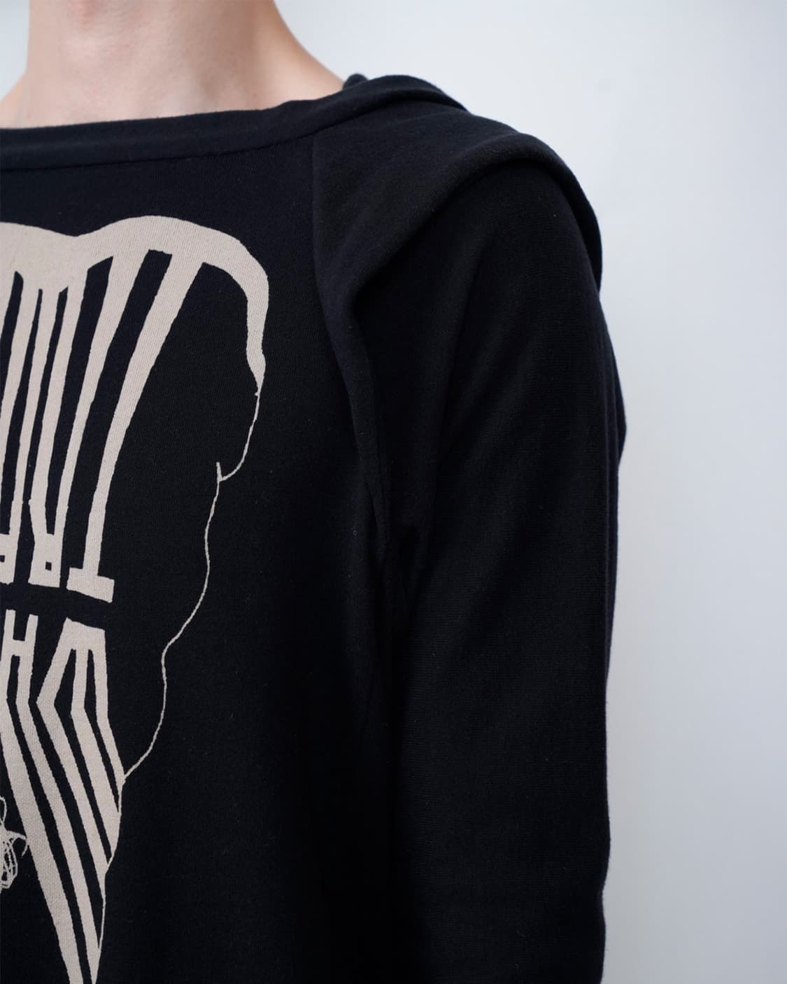 WHITE TRASH DRAPED HOODIE 상품이미지5