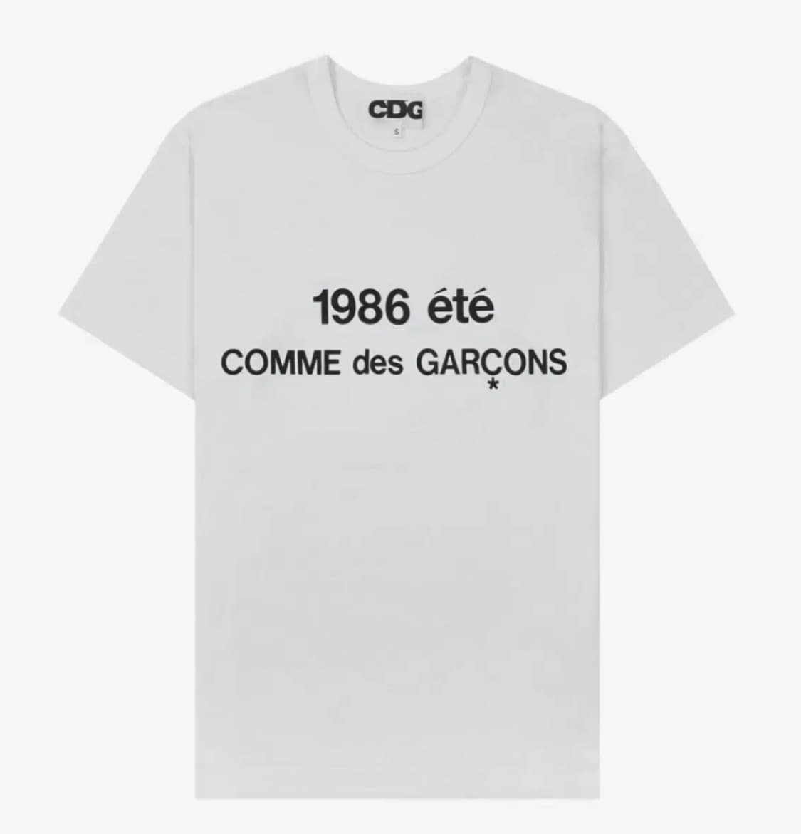 꼼데가르송 CDG 1986 티셔츠 상품이미지1