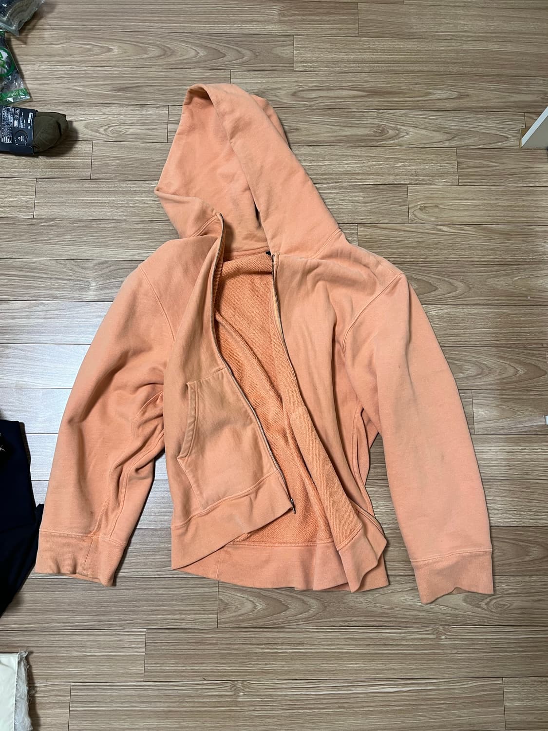 이지 시즌 오렌지 후드집업 L 상품이미지2