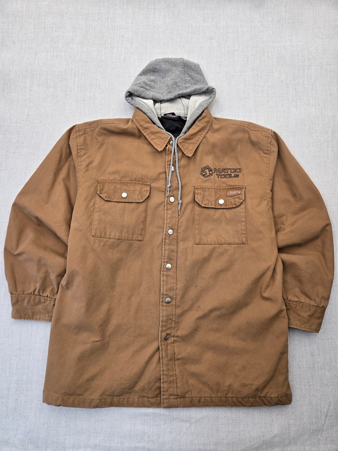Dickies MATCO TOOLS 후드 워크 자켓 브라운 상품이미지1