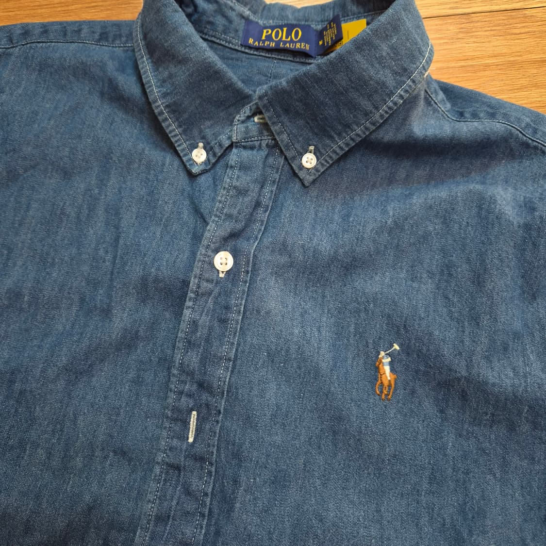 폴로 데님셔츠 상품이미지1