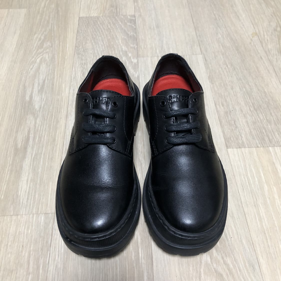 (225) 캠퍼 CAMPER 브루투스 트랙 미쉐린 아웃솔 더비 슈즈 블랙 상품이미지10