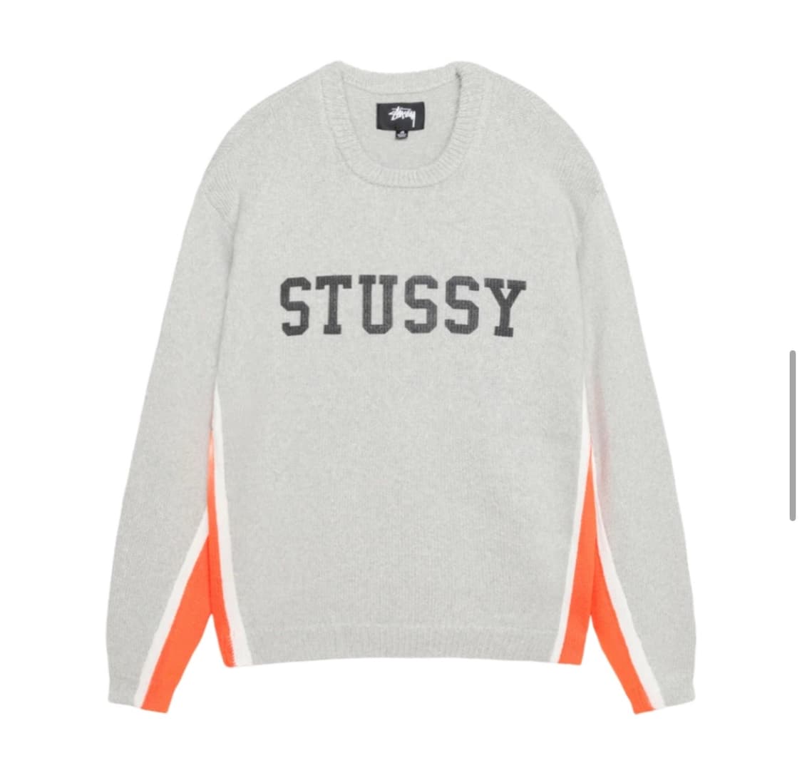 Stussy 스투시 콘트라스트 스트라이프 크루넥 헤더 상품이미지2