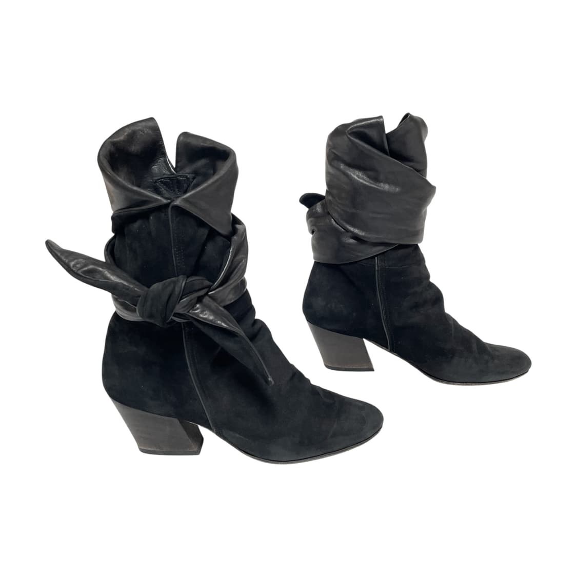 미하라 야스히로 드레이프 랩 부츠 상품이미지5