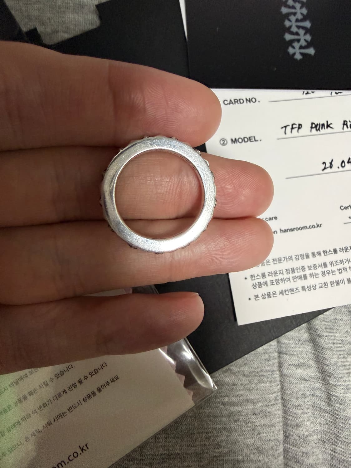 크롬하츠 TFP 펑크링 US 9호 상품이미지6