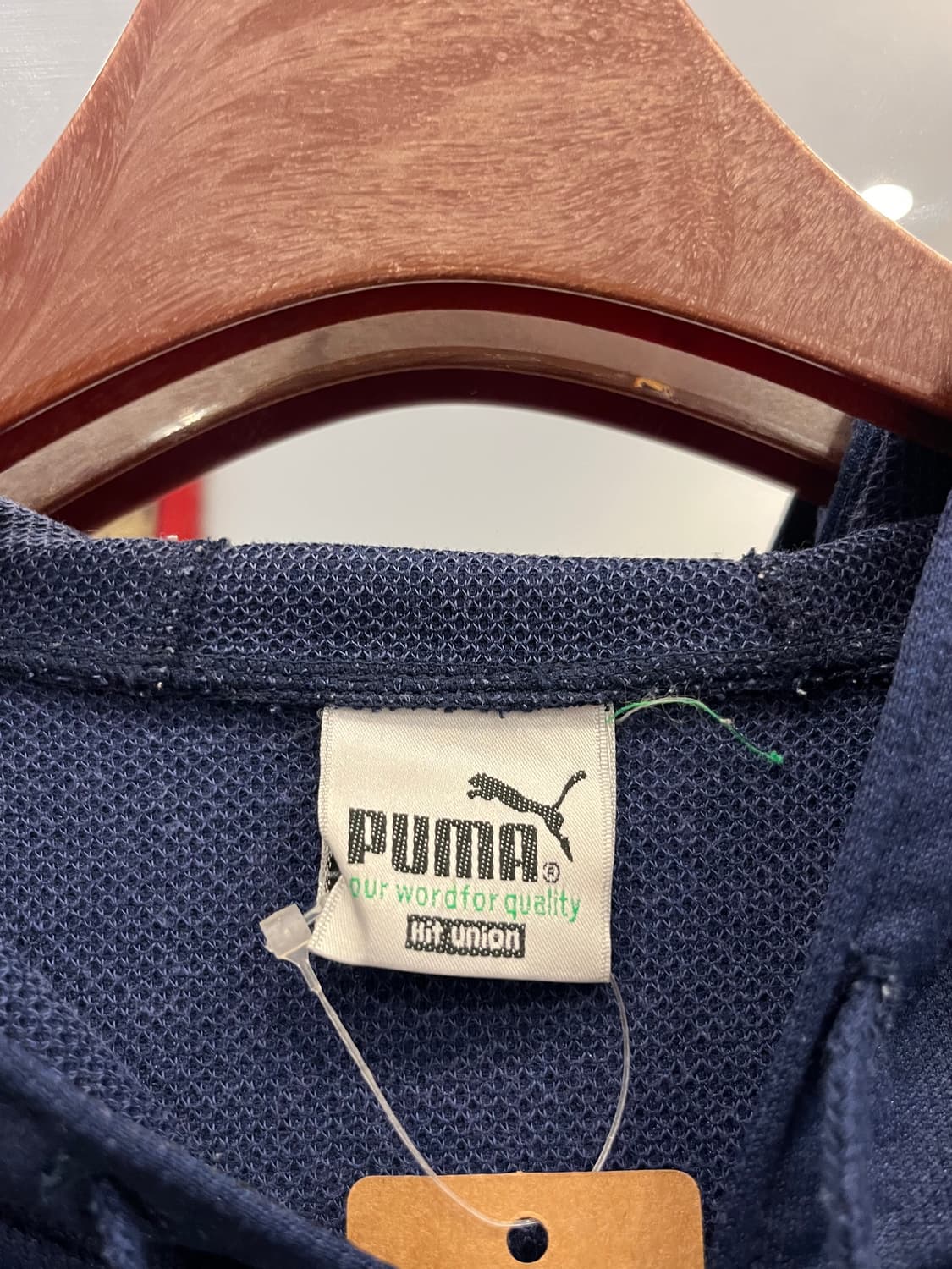 90s Puma 푸마 올드스쿨 후드 저지 집업 상품이미지10